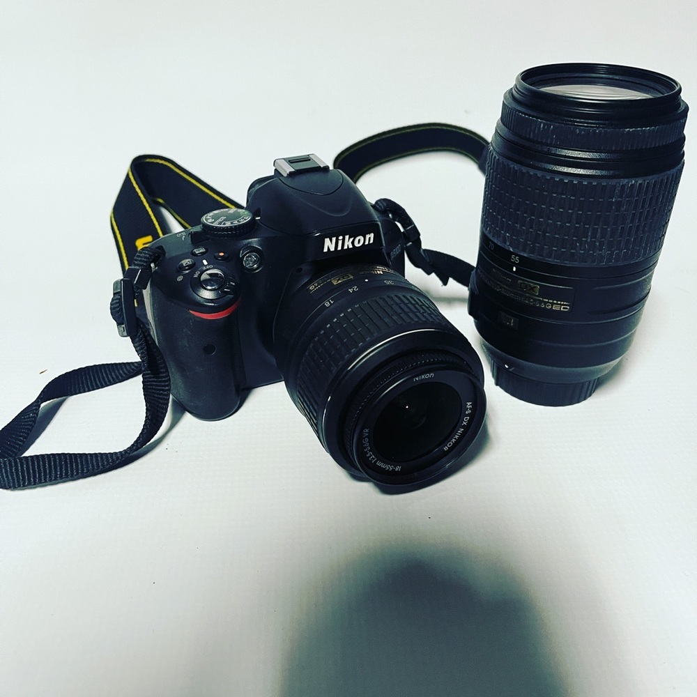 Nikon Camera with lens